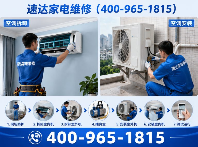 眉山空调拆装展示图